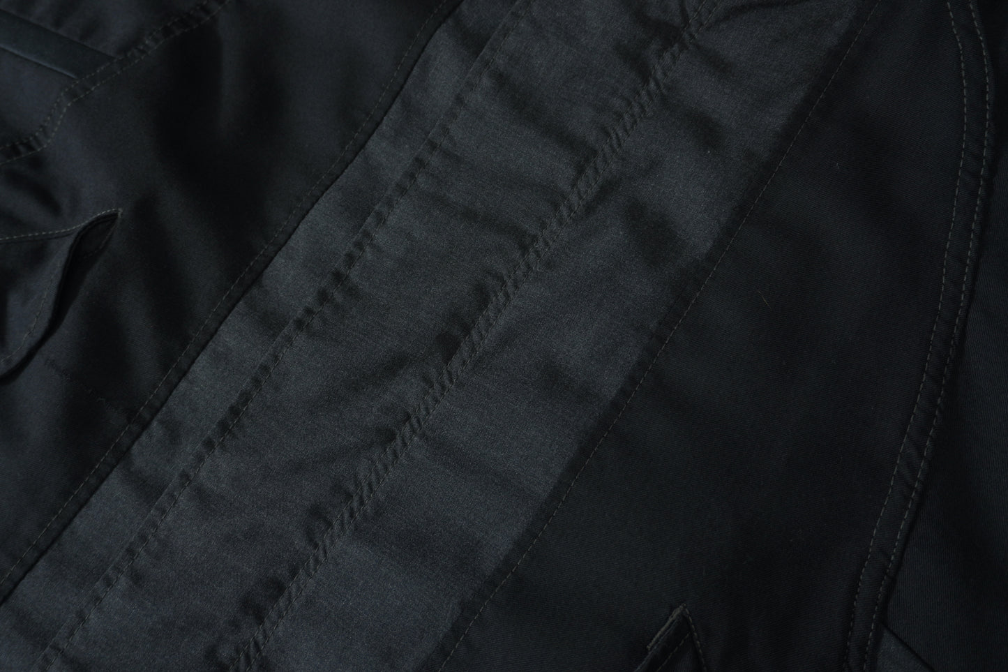 CHANGES Vintage Remake Fish Tail Coat "Wool Gabardine Fabric"